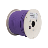 Bobina de Cable U/UTP de 4 pares, Z-MAX, Cat6A, Soporte de Aplicaciones 10GBase-T, LS0H, Color Violeta, 305m